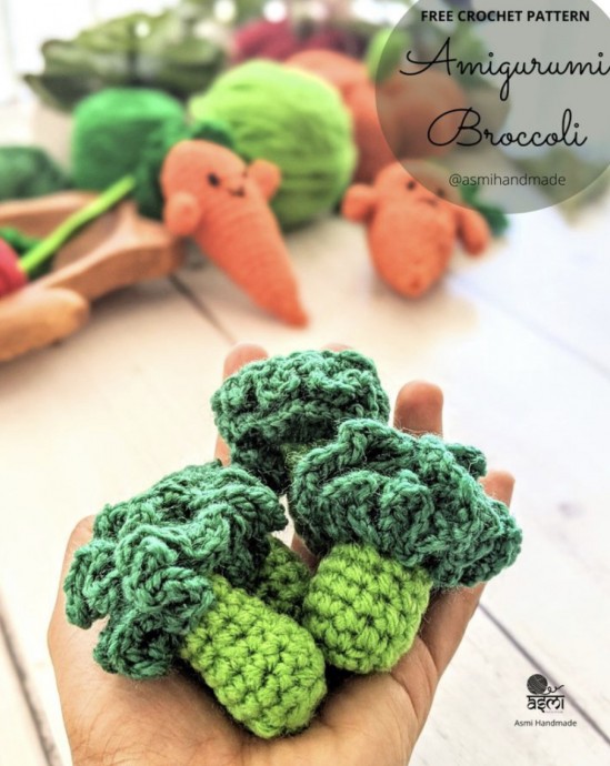 Cute Amigurumi Broccoli