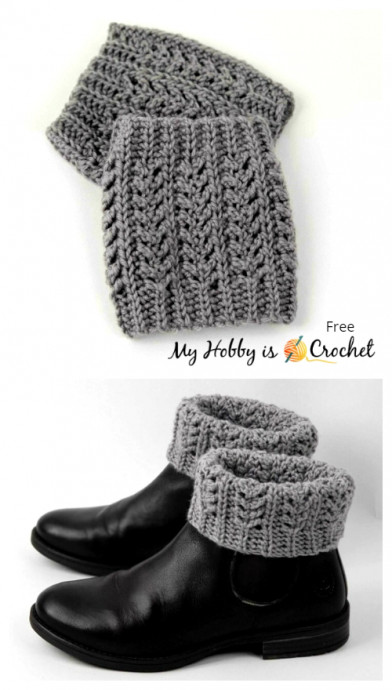 Charming Crochet Textured Boot Cuffs: A Perfect Accessory for Winter Fashion