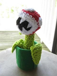 Crochet Piranha Plant Amigurumi