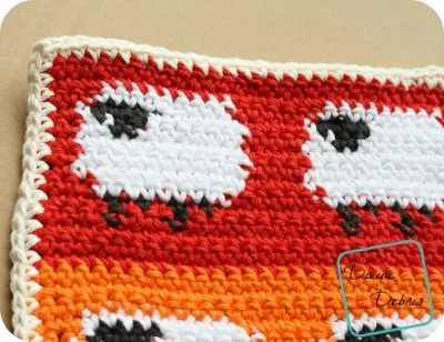 Crochet Dancing Sheep Potholder: A Whimsical and Functional Kitchen Essential