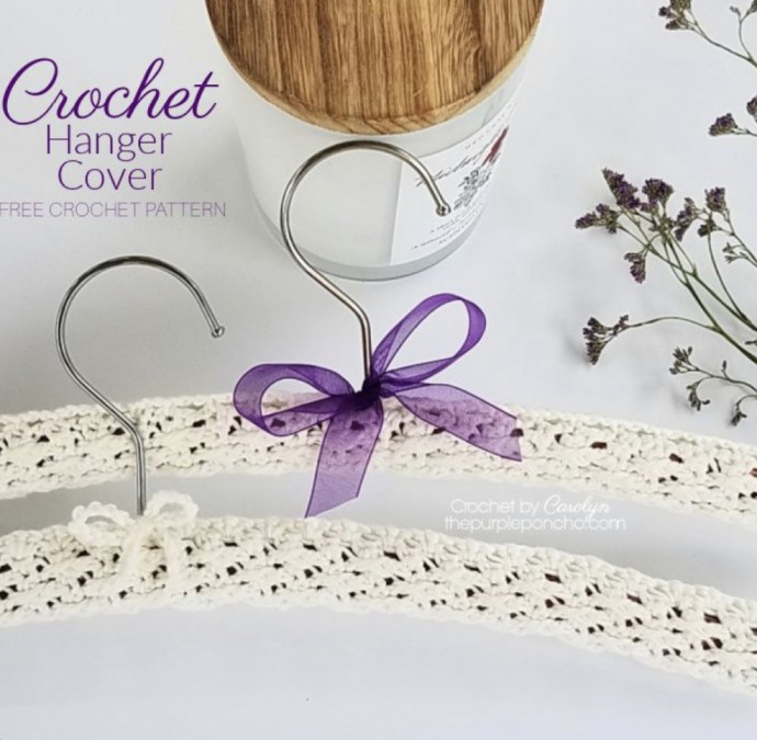 Crochet Coat Hanger Cover