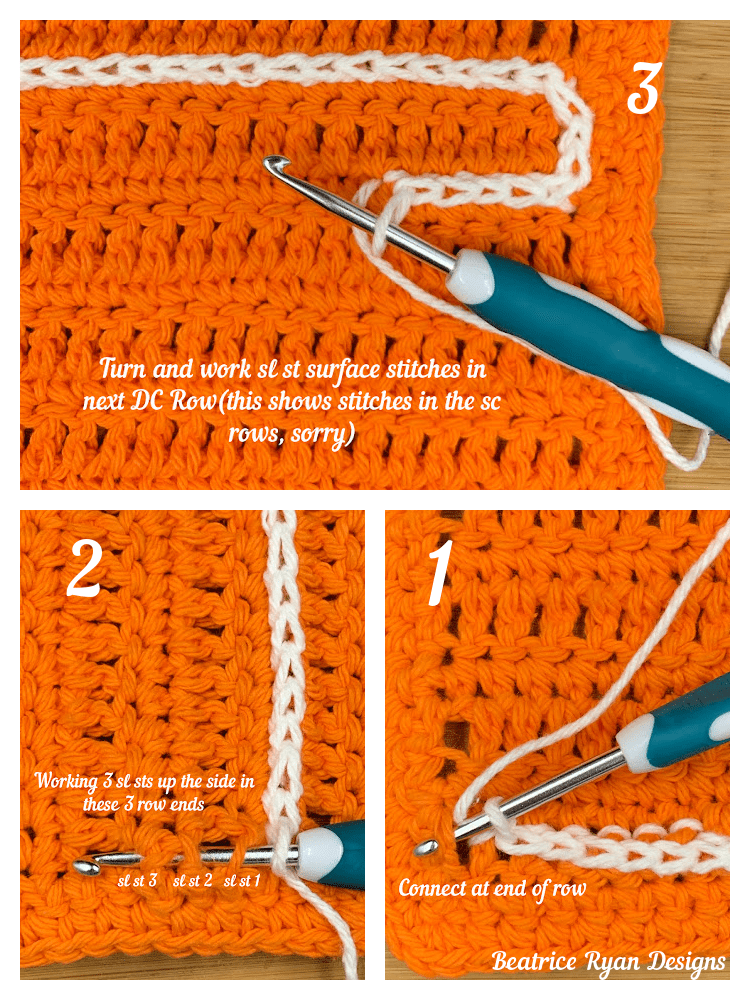 Crochet Squiggles Dishcloth