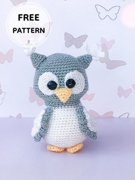 Crochet Little Owl Amigurumi
