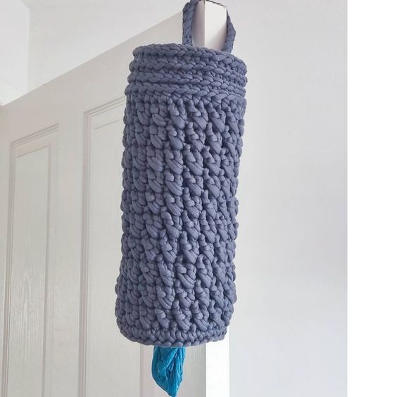 Crochet Plastic Bag Holder