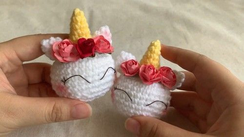 Crochet Baby Unicorn Doll