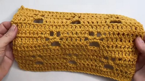 Crochet Paw Print Washcloth