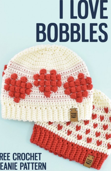 Love Bobbles Beanie Crochet Pattern