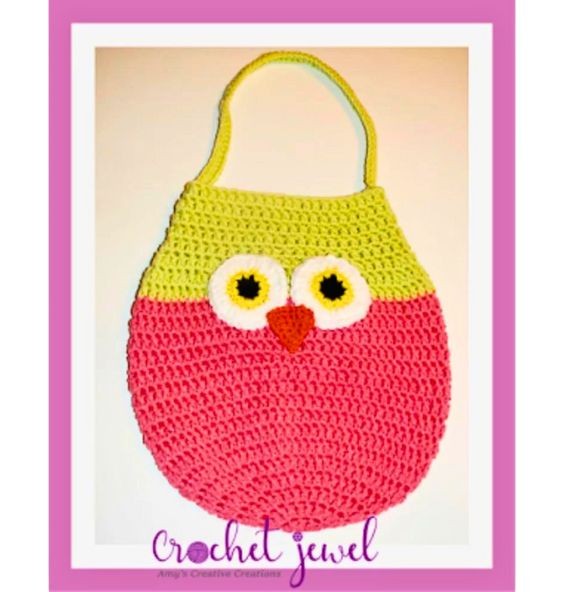 Crochet Stunning Owl Bag