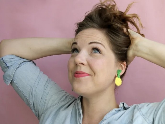 Pineapple Earrings and Pins