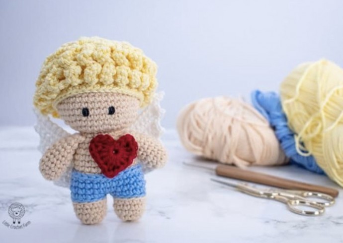 Crochet a Cute Little Cupid