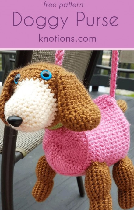 Crochet Doggy Purse