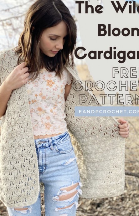 Free Crochet Pattern: The Wild Bloom Cardigan