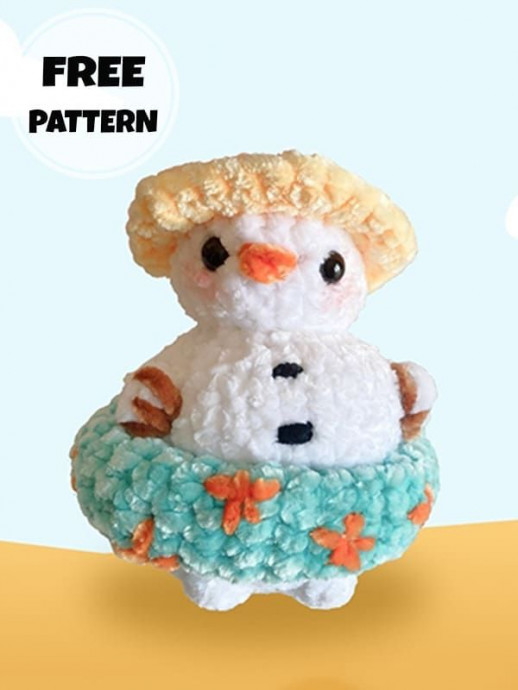 Create a Whimsical Holiday Summer Snowman Amigurumi: A Step-by-Step Guide Create a Whimsical Holiday Summer Snowman Amigurumi: A Step-by-Step Guide