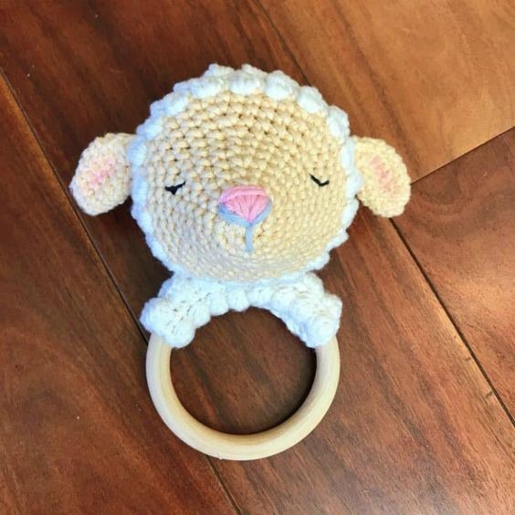 Create a Whimsical Crochet Lamb Rattle for Your Baby's Playtime Adventures Create a Whimsical Crochet Lamb Rattle for Your Baby's Playtime Adventures