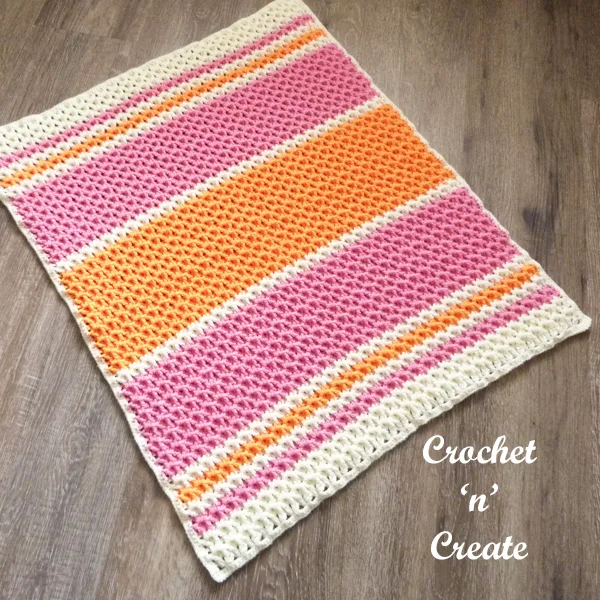 Create a Beautiful Crochet Raised V-Stitch Baby Blanket: Step-by-Step Guide and Materials