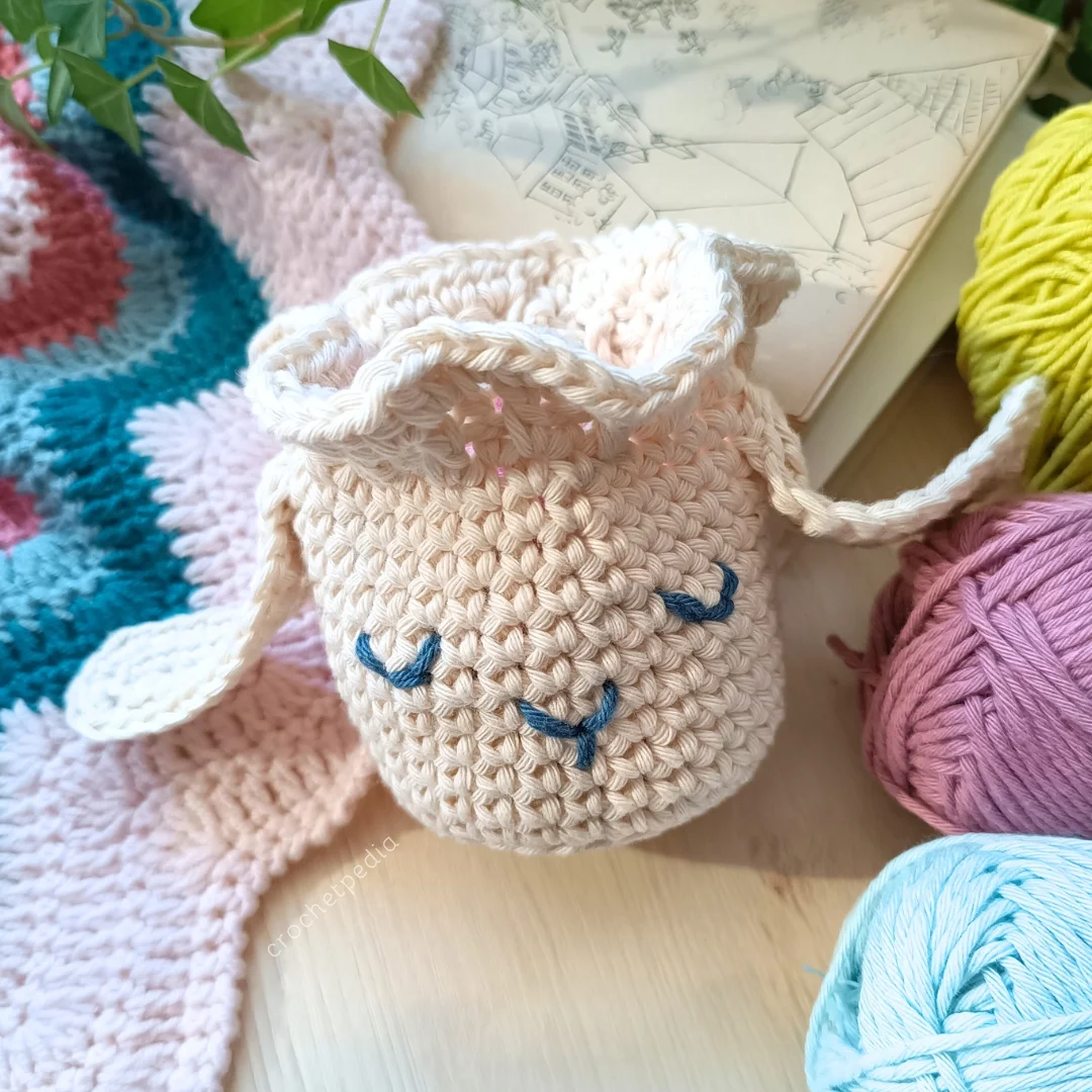 Crochet Sheep Pouch
