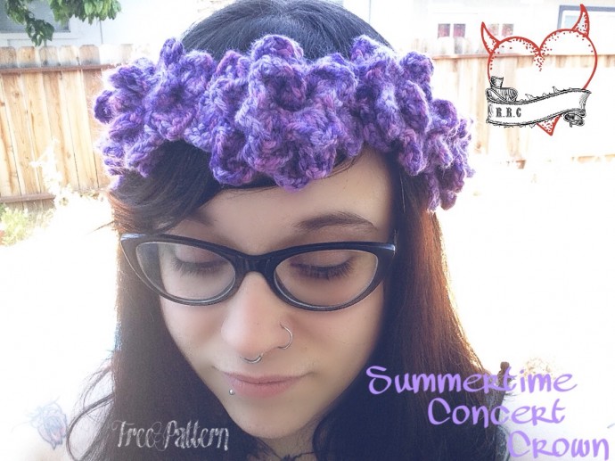 Create Your Own Stylish Crochet Summertime Concert Crown for Music Festivals Create Your Own Stylish Crochet Summertime Concert Crown for Music Festivals