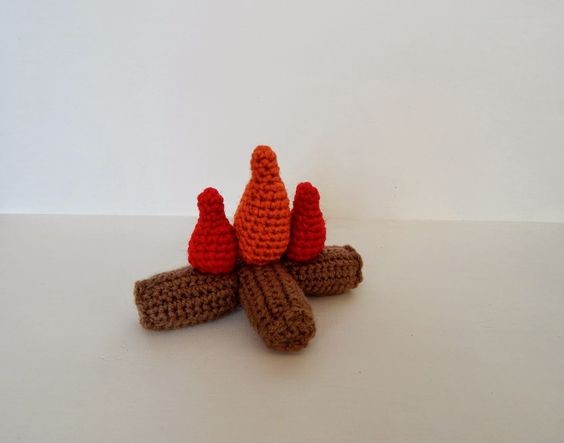 Create a Whimsical Crochet Campfire with Colorful Yarn and Imagination Create a Whimsical Crochet Campfire with Colorful Yarn and Imagination