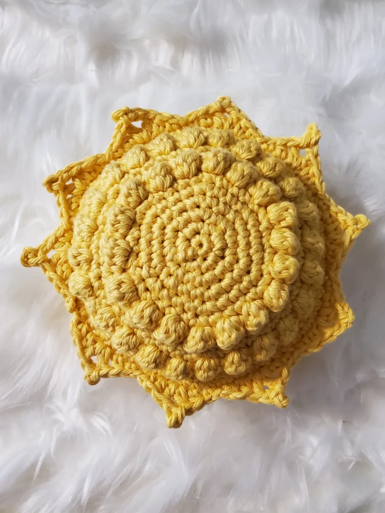 Create Your Own Crochet Sunshine Baby Rattle - A Perfect Handmade Toy for Babies