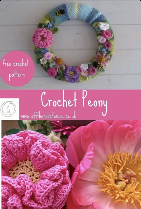 Create Stunning Floral Designs with Easy Peony - Simple Crochet Project Create Stunning Floral Designs with Easy Peony - Simple Crochet Project