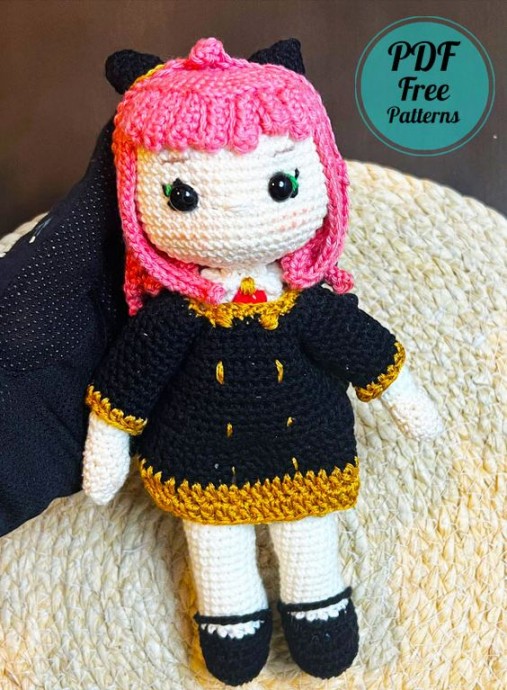 Crochet Doll Anya Amigurumi