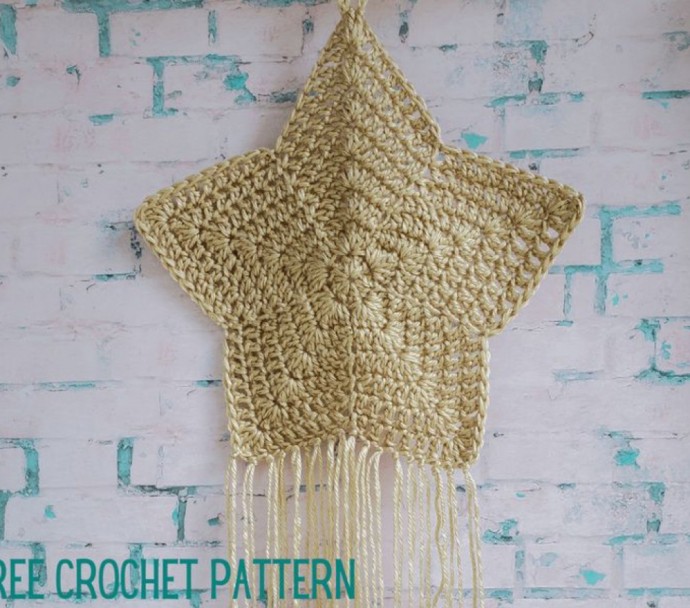 Crochet Boho Wall Hanging (Free Pattern)