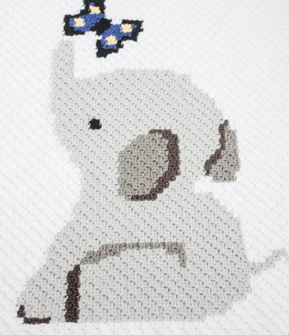 Explore This Adorable Elephant Blanket: Free C2C Graphgan Crochet Pattern for All Skill Levels Explore This Adorable Elephant Blanket: Free C2C Graphgan Crochet Pattern for All Skill Levels