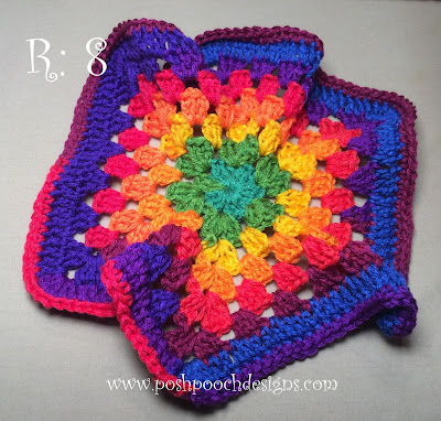 Create the Adorable Crochet Rainbow Baby Bunny Lovie Throw for All Ages