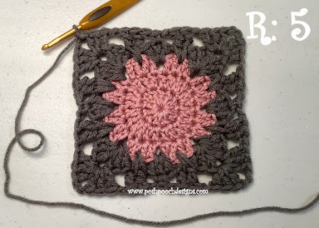 Crochet June Pearl Square