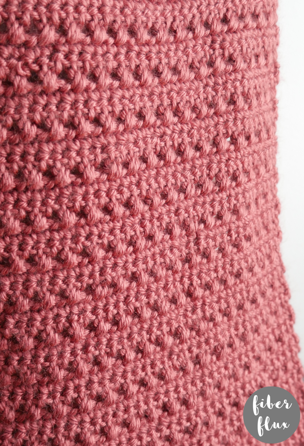 Crochet Pressed Petals Scarf