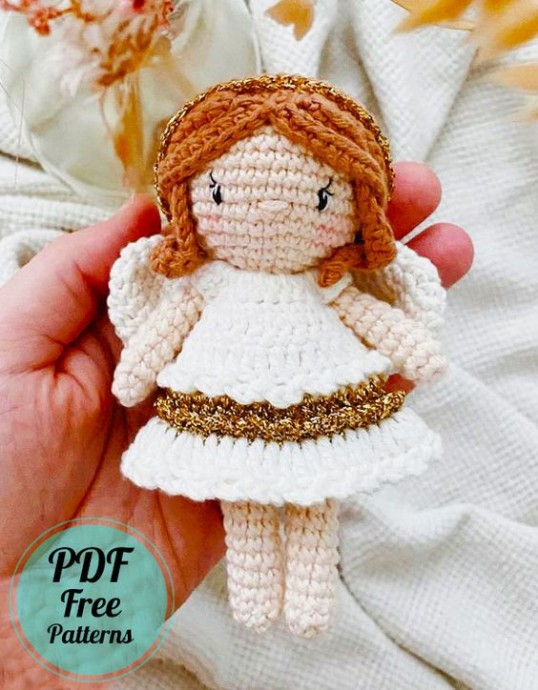 Crochet Little Angel Lucie Amigurumi Doll