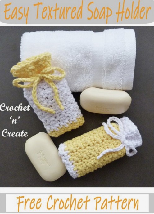 Crochet Easy Textured Soap Holder