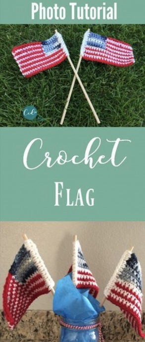 Free Crochet American Flag Pattern