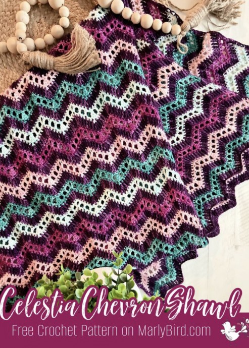 Discover the Elegance of the Celestia Chevron Crochet Shawl for Every Occasion Discover the Elegance of the Celestia Chevron Crochet Shawl for Every Occasion