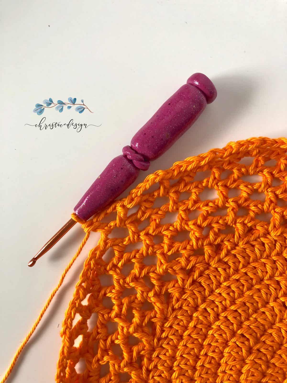 Crochet Market Tote Bag