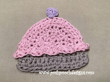 Crochet Cupcake Coasters and Applique: A Fun and Easy DIY Project for Home Decor