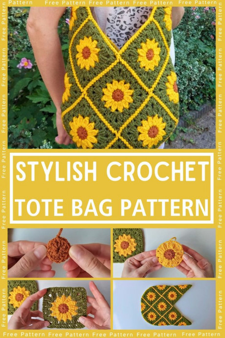 How to Create a Beautiful Crochet Sunflower Tote Bag for Your Daily Essentials