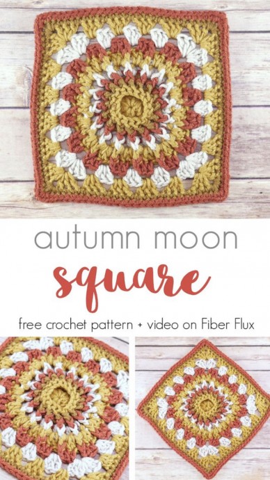 Embrace the Season with the Beautiful Autumn Moon Square Crochet Pattern Embrace the Season with the Beautiful Autumn Moon Square Crochet Pattern
