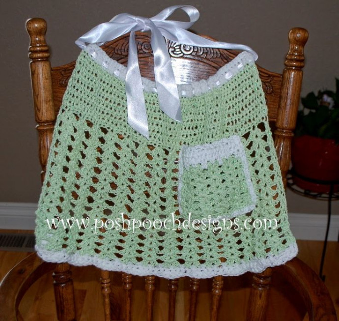 Crochet Sparkle Celery Apron Crochet Sparkle Celery Apron