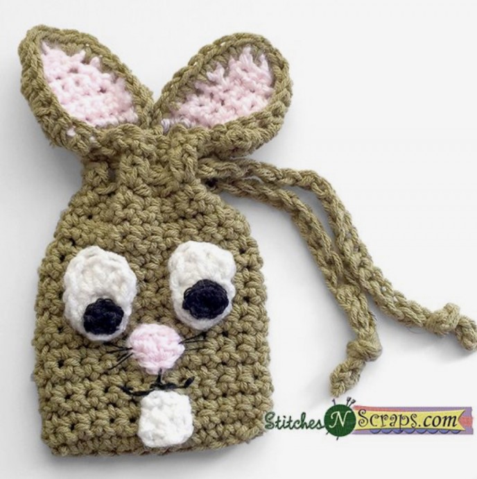 Cute Drawstring Bunny Bag
