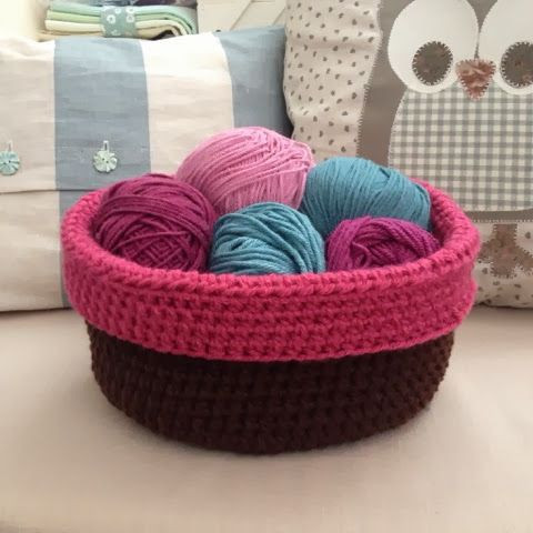 Crochet Rolled Over Bowl