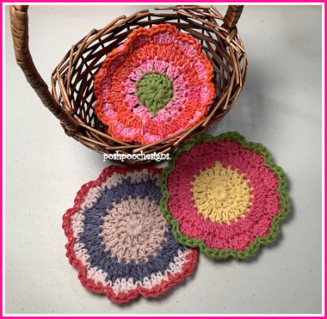 Create Adorable Crochet Flower Coasters for Your Home Decor