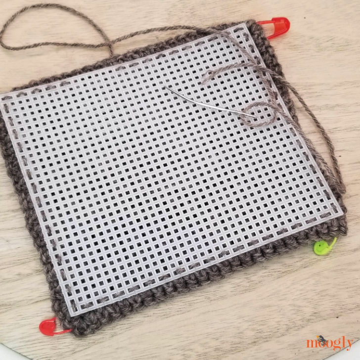 Crochet Ring Rose Bag