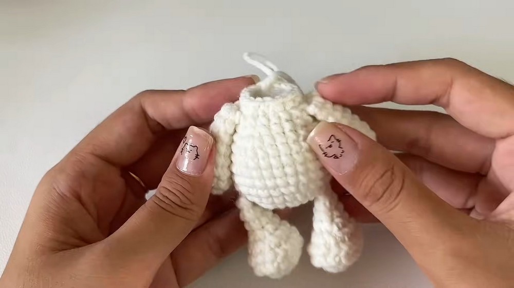 Crochet Snoopy Keychain