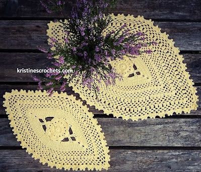 Create Beautiful Crochet Oval Flower Doilies: A Step-by-Step Guide for Elegant Home Decor
