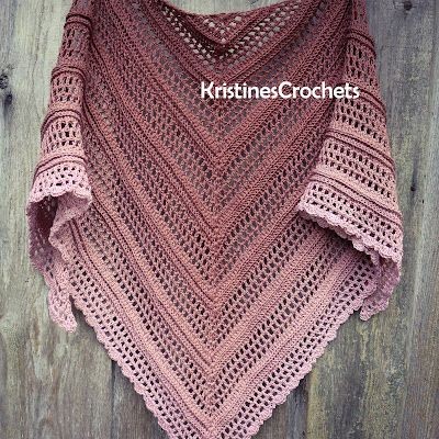 Discover the Crochet Cocoa Latte Triangle Shawl – A Trendy Accessory for Every Fashionista