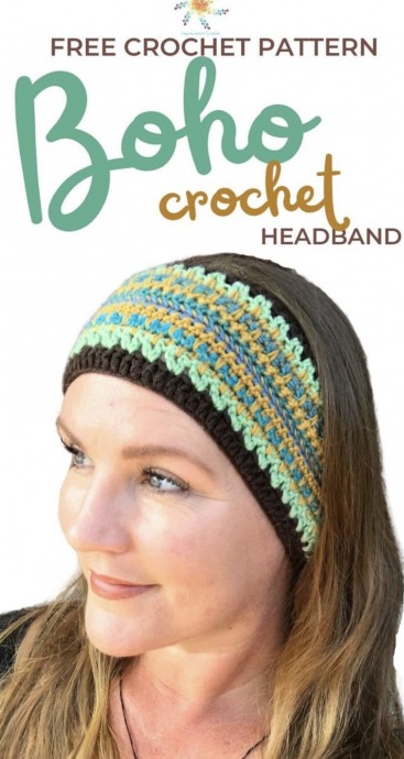 Boho Crochet Headband Pattern