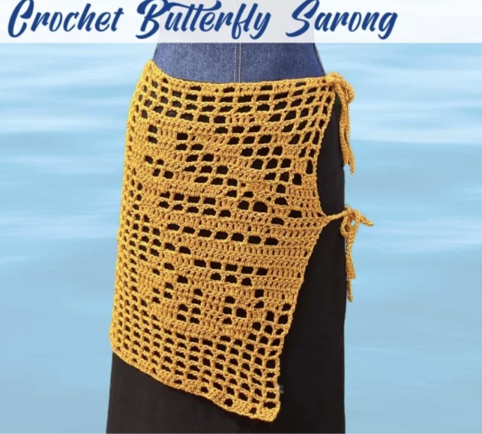 Crochet Butterfly Sarong (Free Pattern)