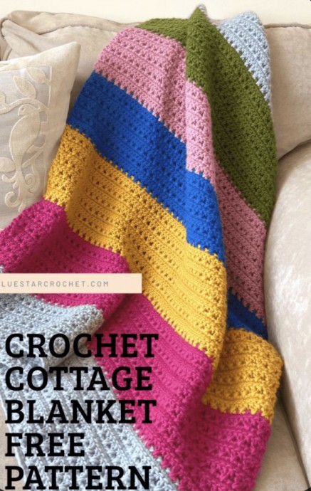 Discover the Joy of Crochet with the Easy and Cosy Crochet Cottage Blanket