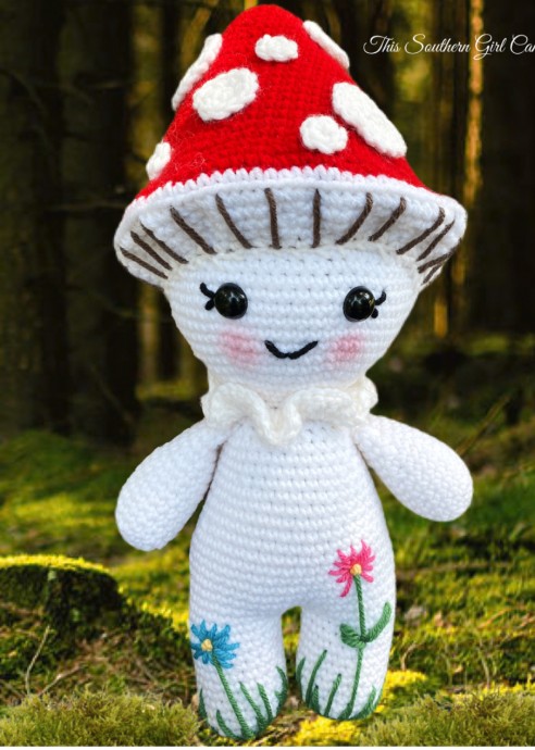 Crochet Mushroom Doll